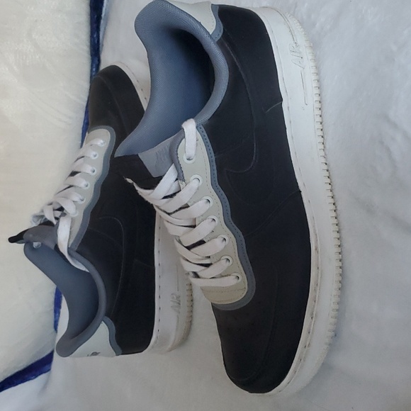 Nike Air Force 1 Low '07 LV8 1Black Pure Platinum , AO2439 002 Sz 10 - Picture 9 of 14